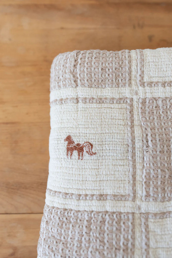 New Grain Patchwork Pillowcase - Pony