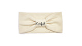 Le Enfant Baby Turban Sweatband - Cream