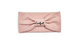 Le Enfant Baby Turban Sweatband - Mauve Pink