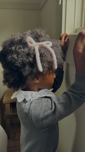 Le Enfant Cashmere Small Bow - Cream