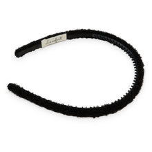 Load image into Gallery viewer, Le Enfant Cashmere Thin Headband - Black