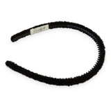 Le Enfant Cashmere Thin Headband - Black