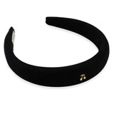 Le Enfant Gold Cherry Embroidered Headband - Black