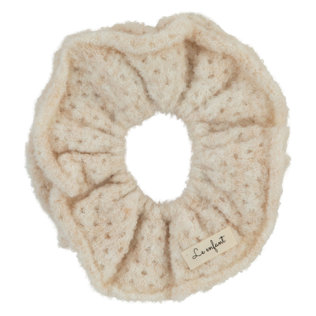 Le Enfant Cashmere Scrunchies - Cream