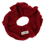 Le Enfant Cashmere Scrunchies - Deep Red