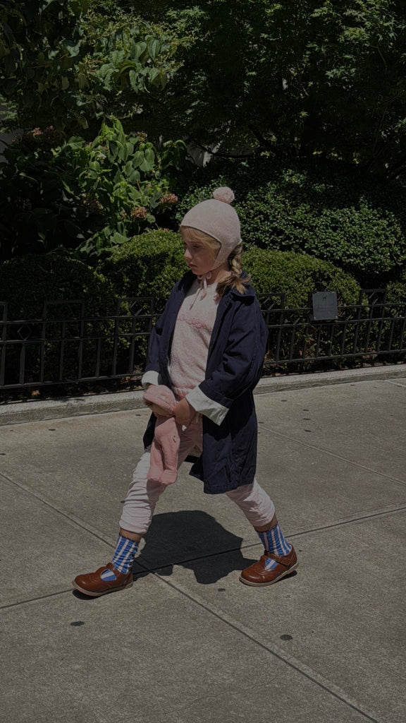 Le Enfant Cashmere Warm Bonnet - Pink