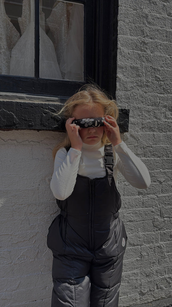 Le Enfant Sweater Printed Hairband - Black Floral