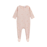Oubon Floral Footie - Pink