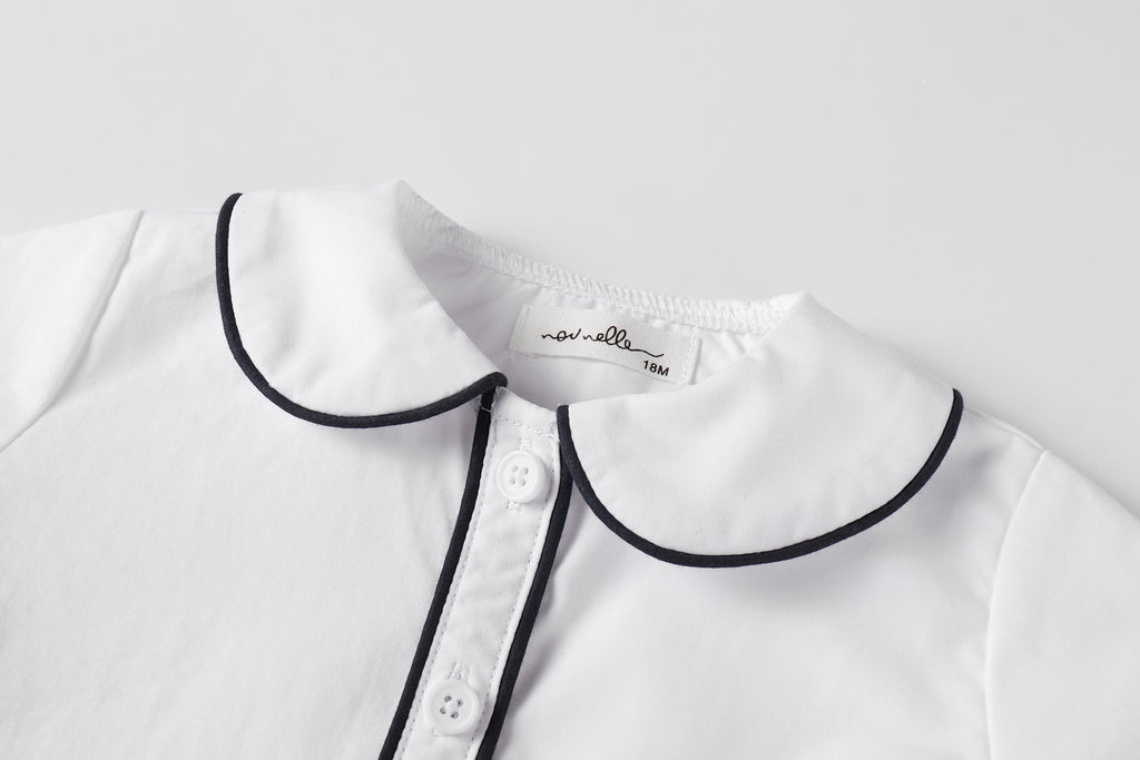 Nou Nelle Piped Boy Blouse