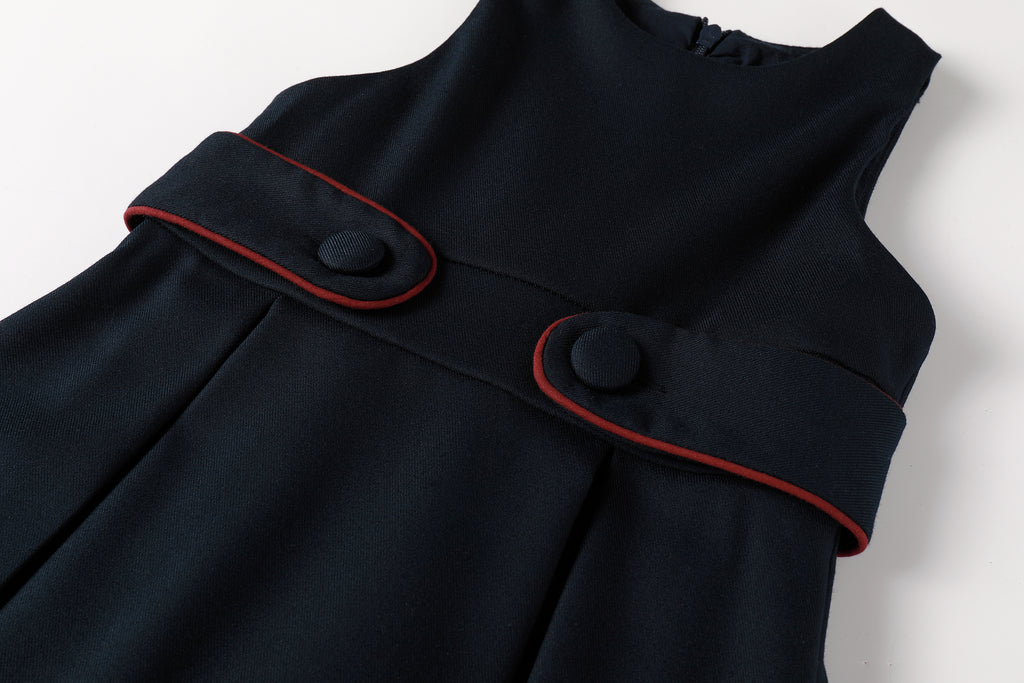 Nou Nelle Piped Navy Jumper