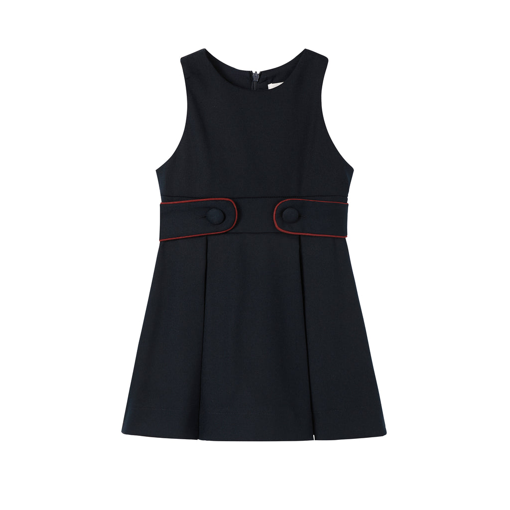 Nou Nelle Piped Navy Jumper