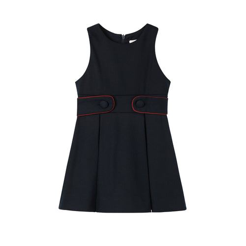 Nou Nelle Piped Navy Jumper