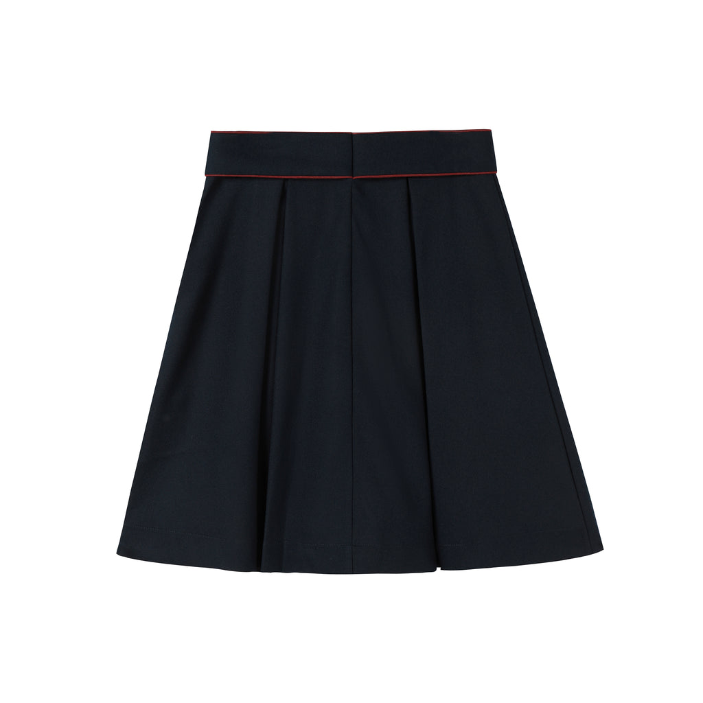 Nou Nelle Piped Navy Skirt