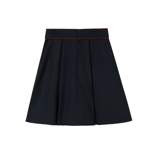 Nou Nelle Piped Navy Skirt