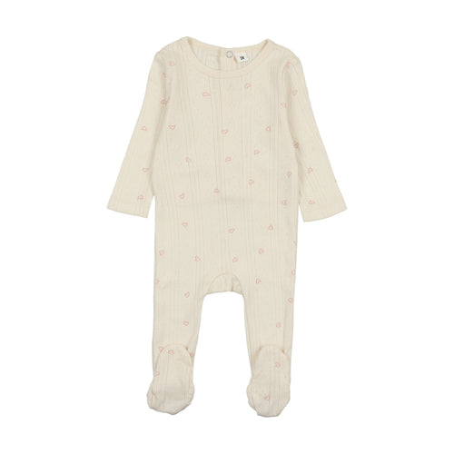 Bonjoy Printed Pointelle 3PC Set - Hearts