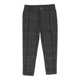 Lil Legs Printed Pants - Grey Plaid