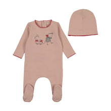 Load image into Gallery viewer, Bee &amp; Dee Promenade Footie And Beanie - Petal