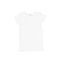 Load image into Gallery viewer, Lil Legs Ribbed Tee Short Sleeve - Pure White