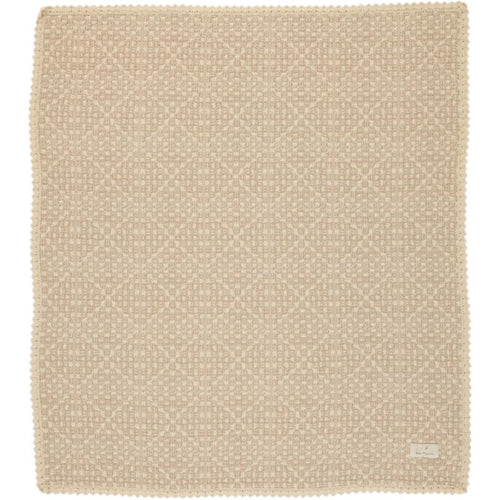Bebe Organic Crochet Blanket - Taupe