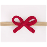 Adora Red Crochet Mini Headband