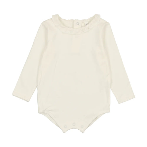 Lil legs Ruffle Onesie - Cream