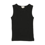 Lil legs Ribbed Tank - Black