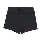 Lil Legs Lil Legs Ribbed Track Shorts - Off Navy