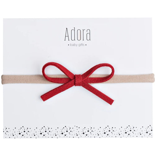 Adora Mini Classic Headband - Red