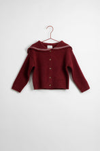 Load image into Gallery viewer, Please Mom Red Sailor Cardigan