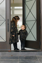 Load image into Gallery viewer, Velvette Label Black Gold Flow Romper