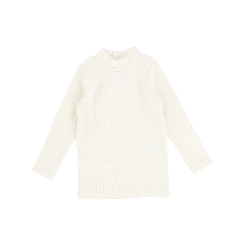 Lil legs Bamboo Mock Neck - Off White