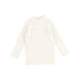 Lil legs Bamboo Mock Neck - Off White