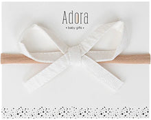 Load image into Gallery viewer, Adora Ribbon Bow Headband - White