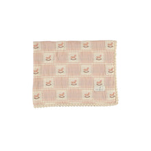 Load image into Gallery viewer, Bebe Organic Rocking Horse Blanket - Mauve Patchwork