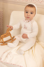 Load image into Gallery viewer, Bee &amp; Dee Girls Rocking Horse Layette Set - Chalk White