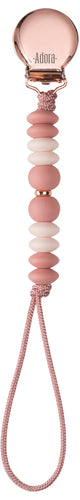 Adora Rosewood Ombre Pacifier Clip