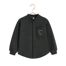 Load image into Gallery viewer, Retro Kid Rowan French Terry Boys Shirt - Grey