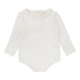 Lil legs Ruffle Onesie - Winter White