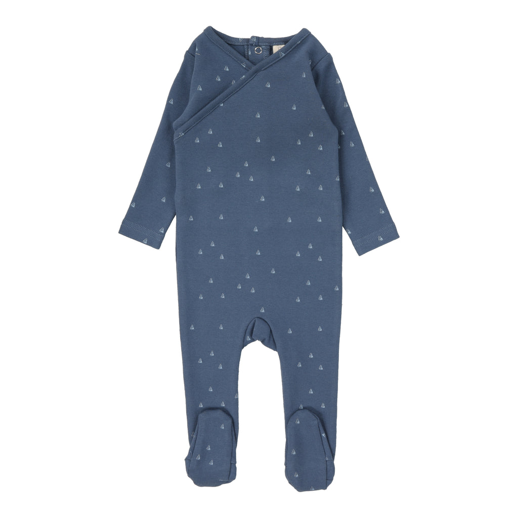 Lilette Sail Away Footie - Off Navy