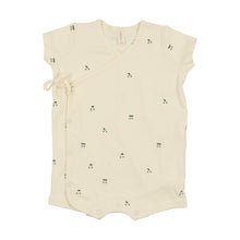 Load image into Gallery viewer, Lilette Scattered Cherry Romper - Ivory/Mint