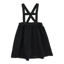 Load image into Gallery viewer, Lil Legs Strap Denim Jumper - Black Denim