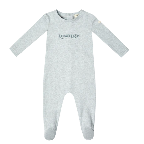 Crew Kids Heathered Romper - Blue