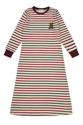 Crew Lounge Teddy Lounge Nightgown - Maroon