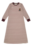 Crew Lounge Teddy Lounge Nightgown - Maroon