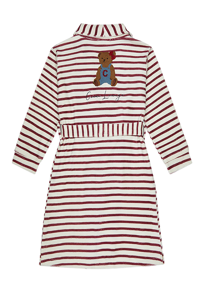 Crew Lounge Teddy Lounge Robe - Maroon