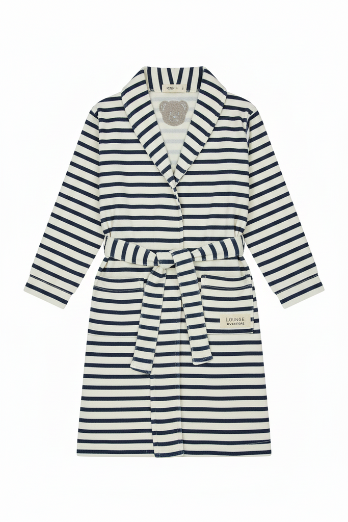 Crew Lounge Teddy Lounge Robe - Navy