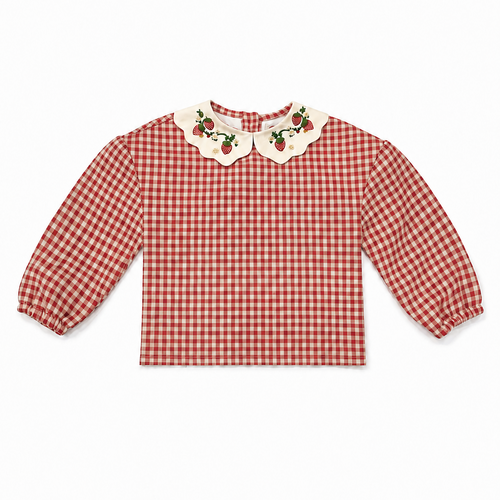Madeline Girls Gingham Sweatshirt