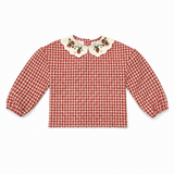 Madeline Girls Gingham Sweatshirt