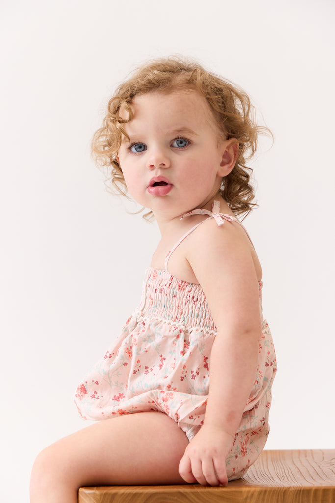 Klai Pink Floral Romper