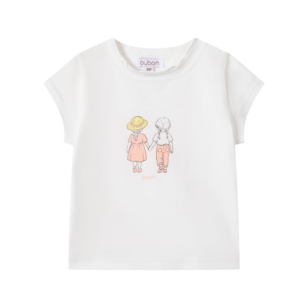 Oubon Friends T-shirt And Bloomer Set